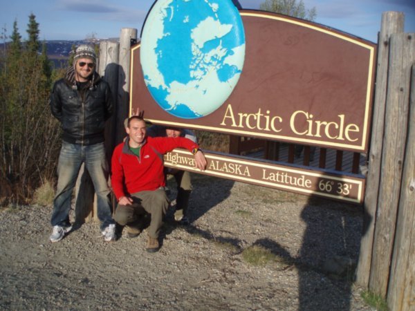 Crossing the arctic circle