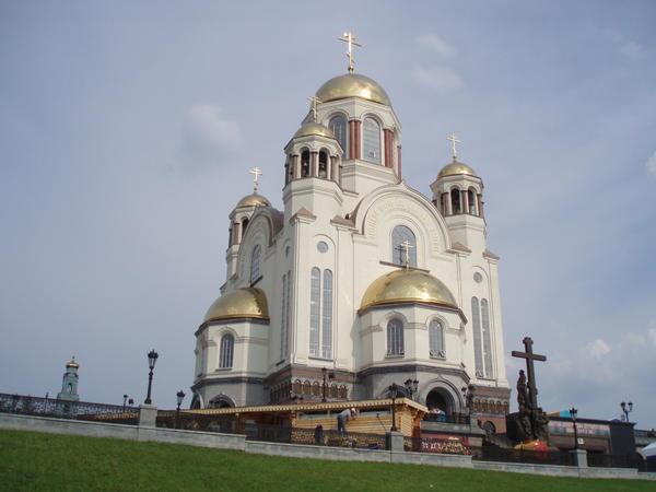Brand new cathedral in Yekaterinburg