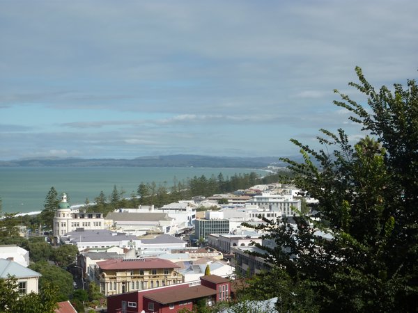 View of Napier from above