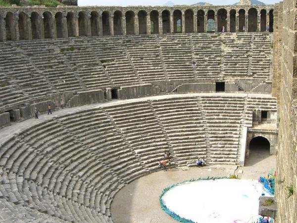 View of the Theatre in Aspendos