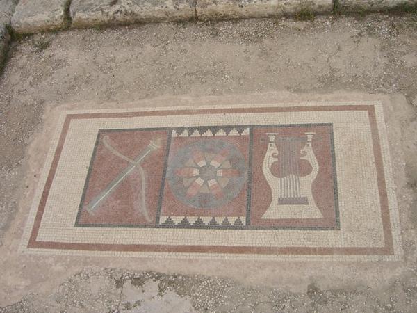 Mosaic in Apollo's Temple, Letoon