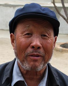A face of China.