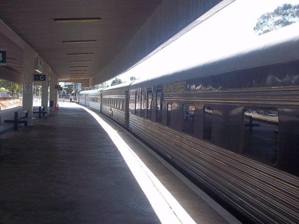 Indian Pacific at Perth Station