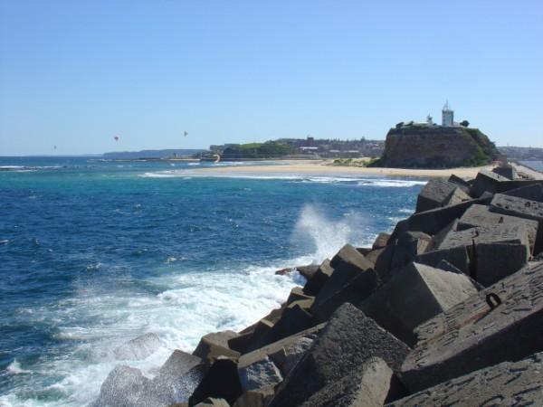 Nobby's Head from the breakwater