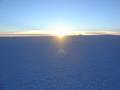 Sunrise on Salar De Uyuni