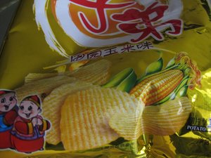 Corn Flavored Potato Chips
