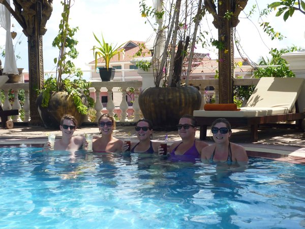 Siem Reap pool day