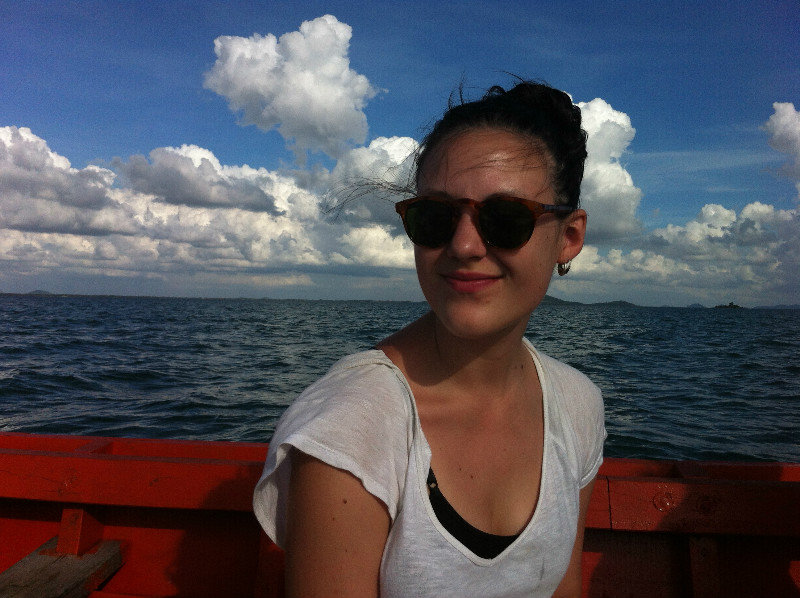 On the boat to Rabbit Island