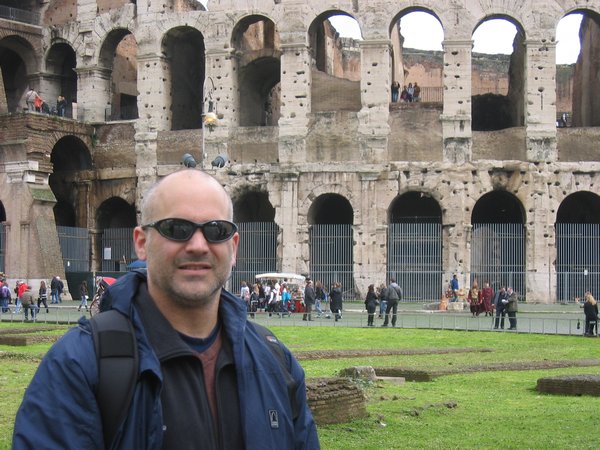 Scott at the Colosseum