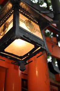 Lantern at Fushimi Inari