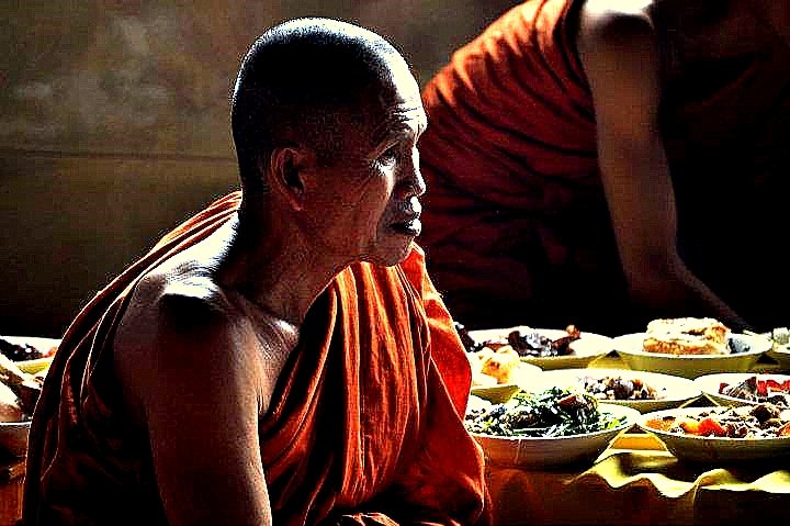 A Monk & his food