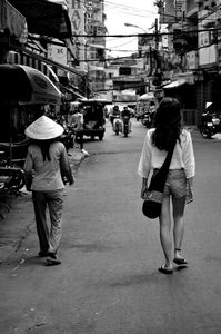Walking in Saigon