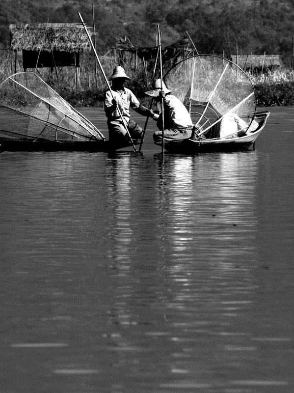 Fishermen and their boats
