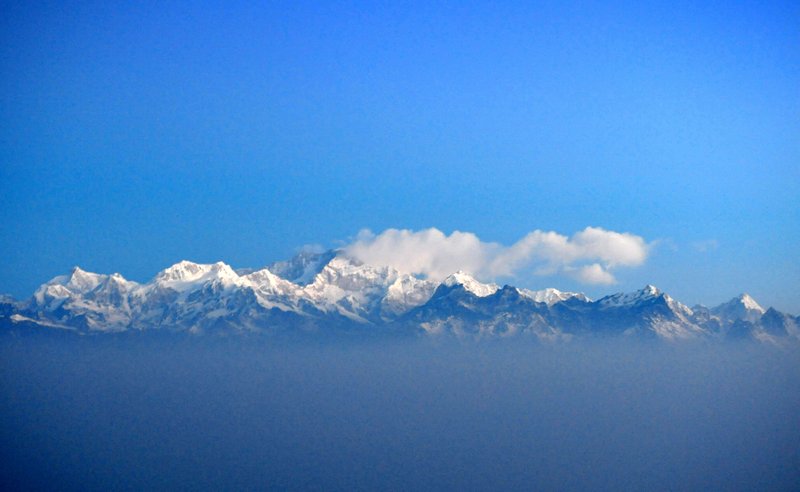 Mountains in the morning light