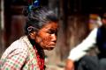 Bhaktapur; old woman