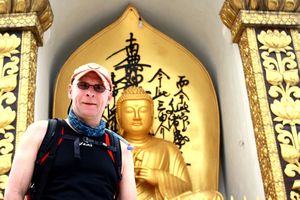 Dad at the Peace Pagoda