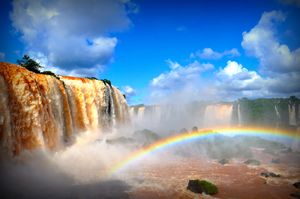 The beautiful Iguacu Falls