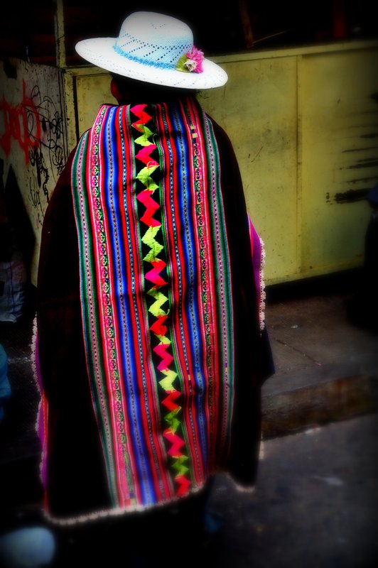 Colourful Bolivian clothes