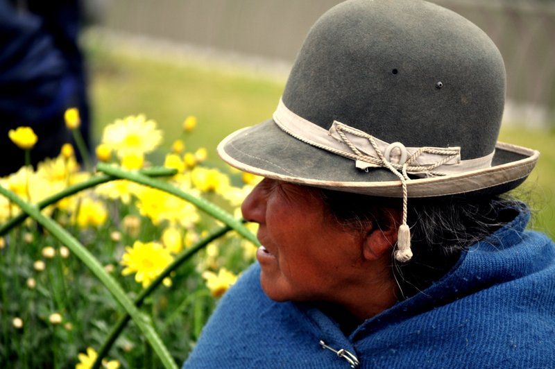 Elderly woman in La Paz