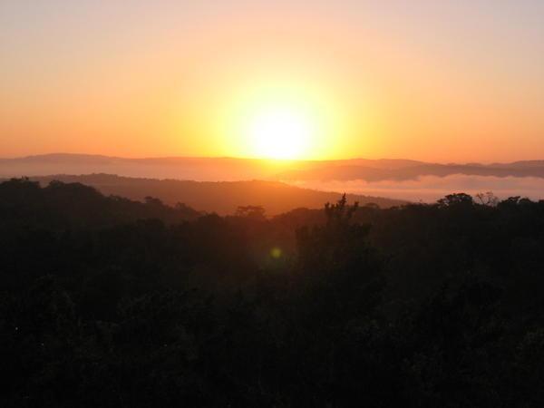 Sunrise from the pyramid