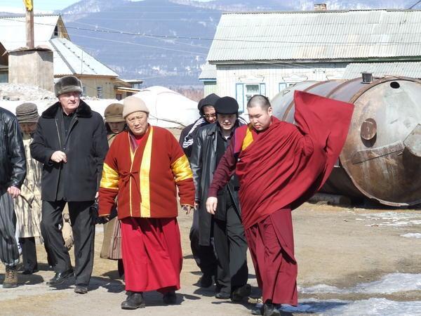 Monks and pilgrims