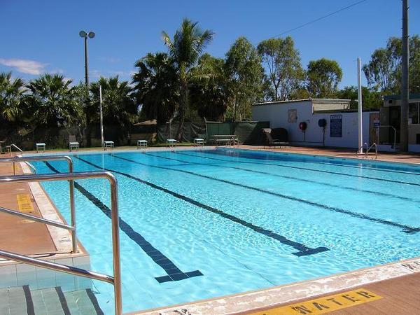 The free swimming pool in Pannawonica.