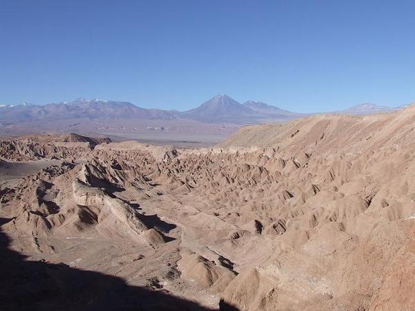The landscape at the Valley de la Muerte is out of this world.