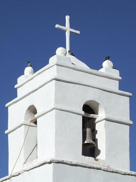 San Pedro church spire.