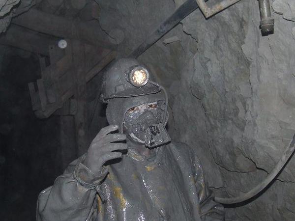 One of the drilling miners.