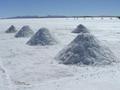 Piles of salt awaiting collection.