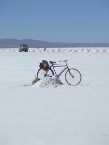 Bike at the salt mines.