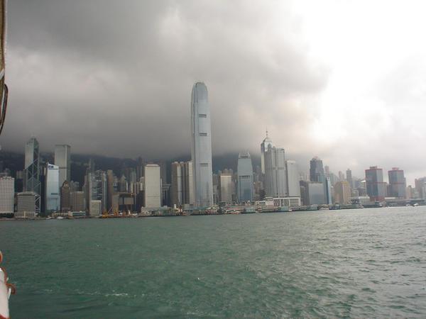 View of Hong Kong from ferry