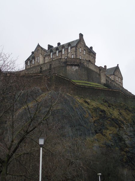Edinburgh Castle Looking Up
