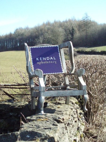 Kendal Upholstery Sign