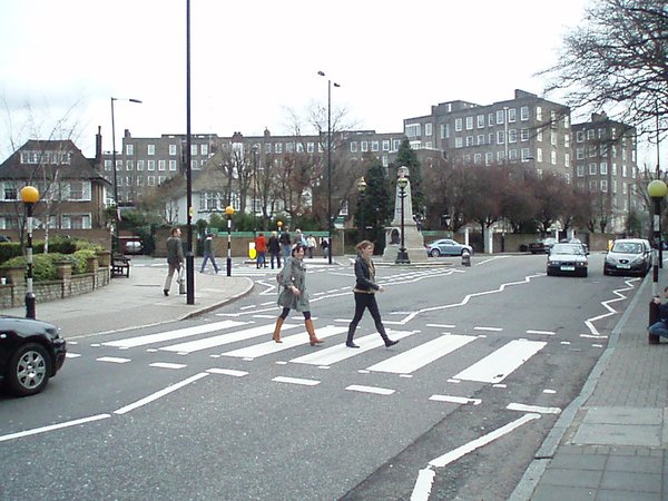Jenna and I on Abbey Road