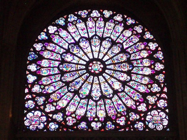 Stained Glass at Notre Dame