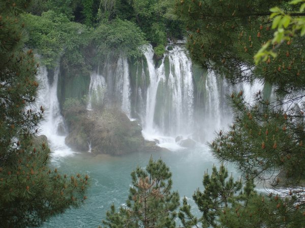 Kravic Falls in Bosnia