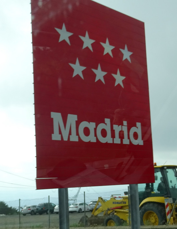 Nous arrivons en région Madrid