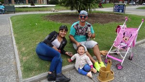 une famille type uruguayenne : ils ne peuvent se passer