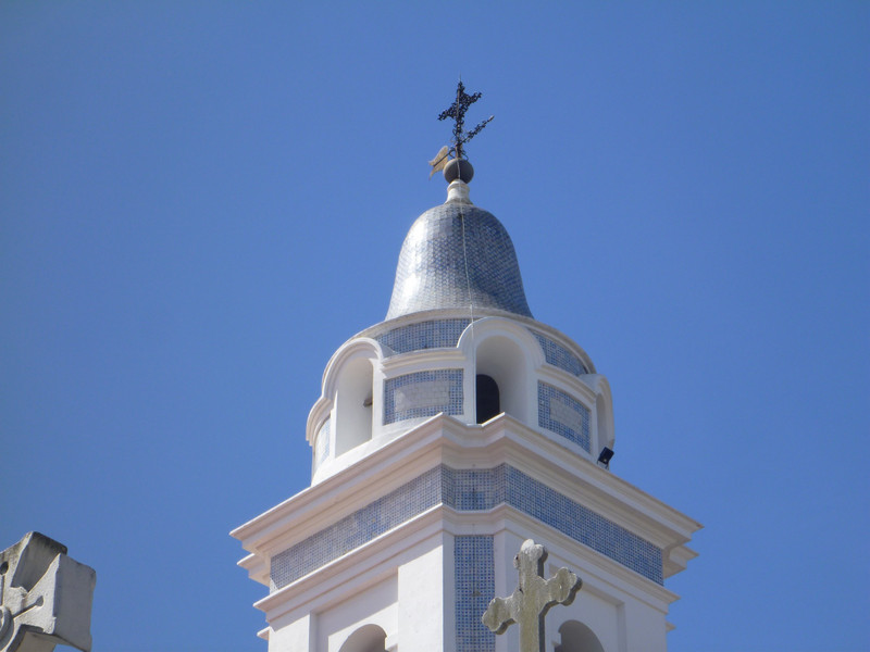 le clocher de Notre Dame du Pilar