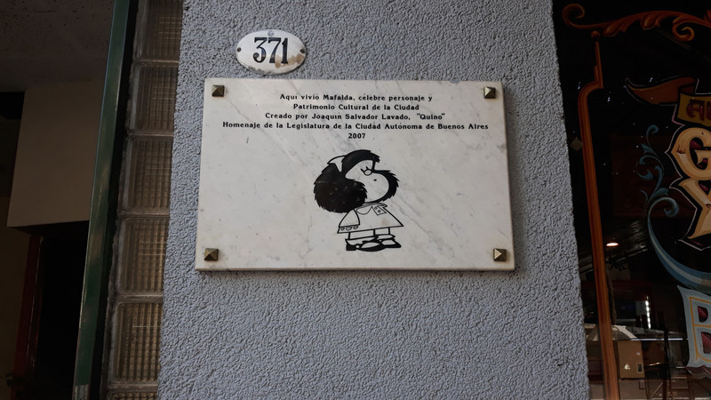 ici vécut Mafalda