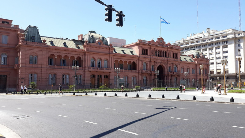 La maison Rose, siège du pouvoir exécutif argentin