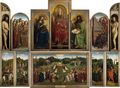 Le retable - El retablo de Van Eyck
