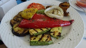les légumes grillés du restaurant de Plaka