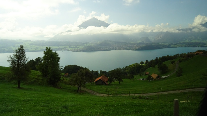 vue depuis la navette de retour au village