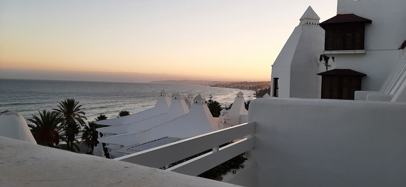 arrivés à bon port, profitons d'une belle vue depuis notre chambre