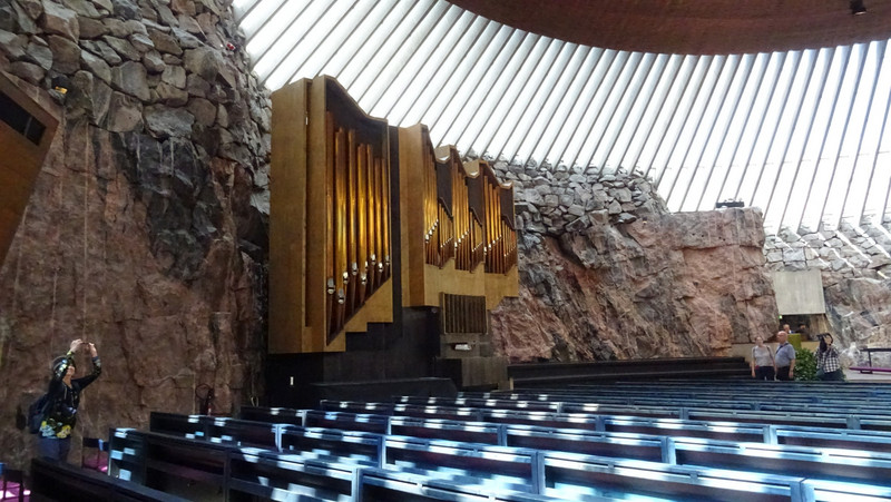 l'église Temppeliaukio d'Helsinki