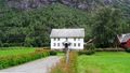 une maison bien norvégienne au milieu de la nature !