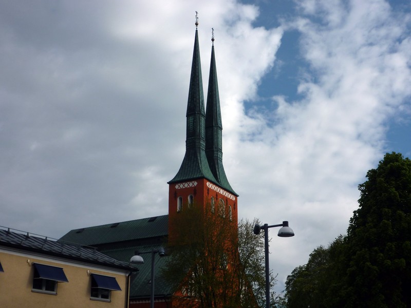 double clocher de l'église d'Ystad