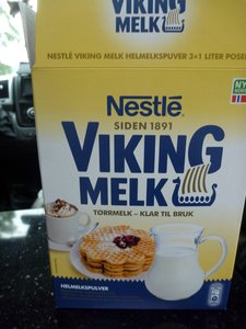 le lait en poudre qui remplace le lait qui tourne... Vive les Viking !